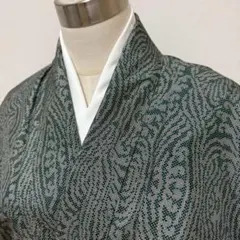 KN4191 大島紬 身丈154cm 着物 正絹