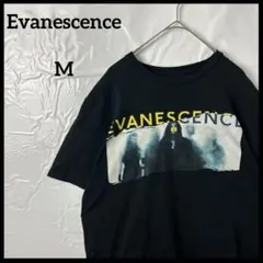 バンドtシャツ　エヴァネッセンス　公式オフィシャル　ライブツアーtee ブラック