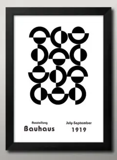 15961■ポスター アート 絵画『バウハウス　BAUHAUS』A3 マット紙