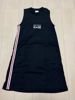 converse☆サイドラインワンピース黒Mused品