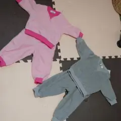 フリース セットアップ 上下 トレーナー パンツ ルームウェア スウェット　双子