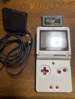 ゲームボーイアドバンスSP ファミコンカラー　ロックマンエグゼ3BLACK付き