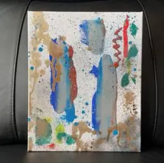 絵画　原画　現代アート　キャンバス　アクリル画　抽象画⑨ カラフル　インテリア