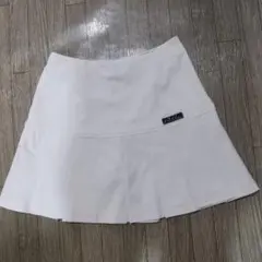 プロアマ 白プリーツスカート S
