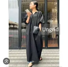 Ungrid パフスリーブボリュームワンピース ※インナーなし