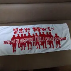 習志野高校 バレーボール 2022 タオル