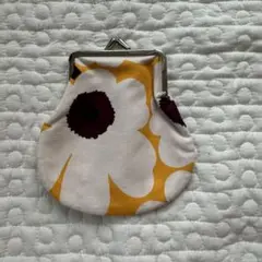 marimekko がま口ポーチ