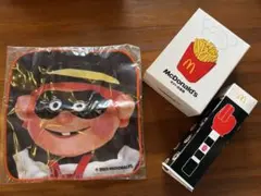 マクドナルド　福袋　ポテトトング　ポテト型加湿器　ミニタオル