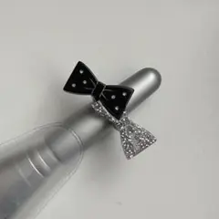Milkダブルリボンアクリルリング