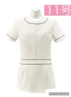 再入荷！新品 11号 （L）エステサロン ユニフォーム チュニック制服 ナース服