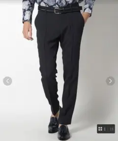 今週限定【MEN’S BIGI】ヘリンボンストレッチパンツ