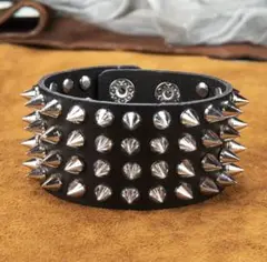 スタッズ ブレスレッド 鋲 PUNK ロック PUレザー Y2K ストリート