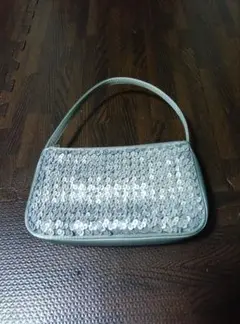 シルバー スパンコール Partyバッグ