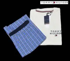 t7新品TOMMYHILFIGERトミーヒルフィガー上下セットLラウンジウェア
