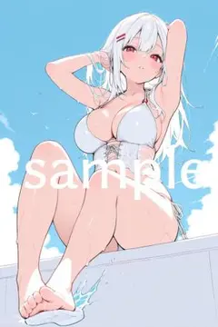 ポスター A4 AI美女水着 セクシー 送料込み 高画質 R250