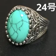 天然石 ターコイズ ガレッジ ヴィンテージ メキシカン メンズ シルバー リング