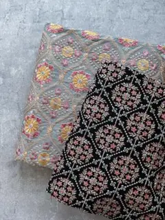 インド刺繍生地