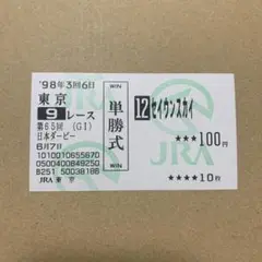 セイウンスカイ　馬券 m56718393566_1.jpg?1728817330