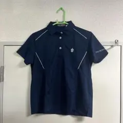 THE CROWN ネイビー ポロシャツ