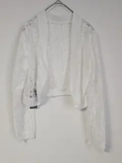 【新品】D's Strano 長袖　レース　ショート丈　ボレロ　Ｍサイズ