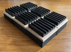 ブルカット代用品 ローラ台・サイクルトレーナー用防振・防音ブロック(パッド)6個