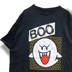 BKHN キャラ Tシャツ 古着 黒 スーパーマリオ テレサ アニメ ゲーム
