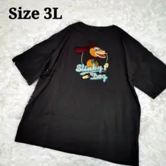 【ビッグサイズ】 ディズニー トイストーリー スリンキー Tシャツ 3L 刺繍