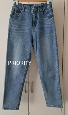 新品　Priority ミムミムデニム Priority(プライオリティ)デニムパンツ・ワイド|セレクト