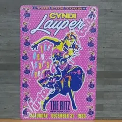 CYNDI LAUPER シンディローパー レトロ風 ブリキ看板 OK2048