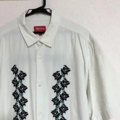 トップス Supreme Needlepoint S/S Shirt Supreme Needlepoint S S Shirt (SS23) - $158