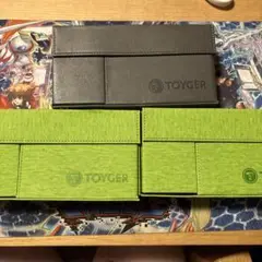 TOYGER トイガー　デッキケース　3個　グリーン　グレー