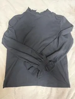 GU ハイネックブラウス