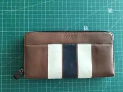 COACH ストライプデザイン 長財布