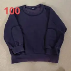 コムサイズム　トレーナー　100　黒