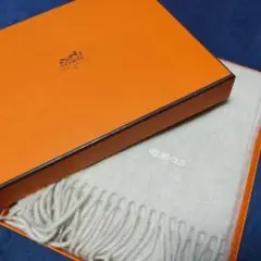 HERMES カシミヤ100% マフラー