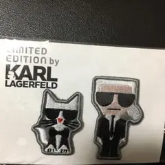 新品未使用 リミテッドエディション バイ カールラガーフェルド ピンバッジ