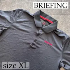 (k20)BRIEFING ゴルフ ブリーフィング ポロシャツ ブラック メンズ