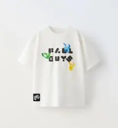 新品　ザラキッズ　FALL GUYS レリーフ加工Tシャツ