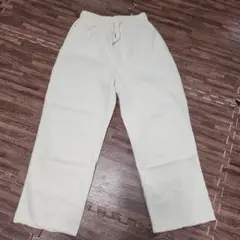 新品NANING9 バンディングコットンワイドパンツ