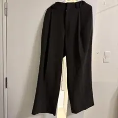 ブラウン　ワイドパンツ ハイウエスト　luis ルイス