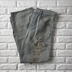 THESTANDARD ダメージデニムパンツ