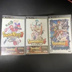PSP用ソフト サモンナイト Summon Night 3, 4, 5 セット