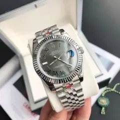 ROLEX Datejust グレー ステンレス
