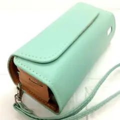●アイコス イルマ i ケース iqos iluma用 ストラップ無地 ミントK