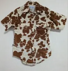 【値下げ中】ロックマウント ウエスタンシャツ　70s ヴィンテージ 牛柄