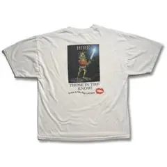 90s-00s ヴィンテージ 風刺デザインホワイトTシャツ Lサイズ相当カエル