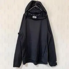 【Nishi ニシ】パーカー　長袖　スポーツウェア　黒　M カジュアル　訳あり