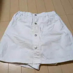 UNIQLO キュロットスカートホワイト