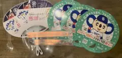 中日ドラゴンズ　ブルーサマーフェスティバル　オーロラバンド　うちわ　5枚　セット