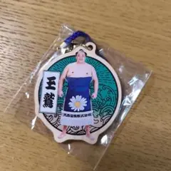 相撲ガチャ　木製キーホルダー 　玉鷲　相撲